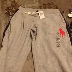 Boys size 14/16 polo Ralph Lauren sweatpants with red horse